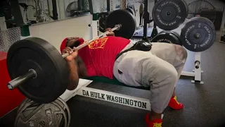 DA REAL HULK | Give it to God: 135lbs for 135 reps Dedication to Bishop Ray Wells R.I.P