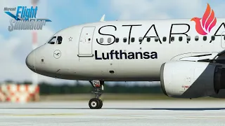 MSFS 2020 | Fenix A320 | Munich to Budapest with Lufthansa