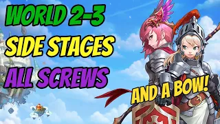Guardian Tales 2-3 | 3 Star | Chest Reward | Side Quest | Bow | Quick Walkthrough (Android/iOS)