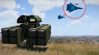 Russia's most advanced supersonic fighter jets  Su-57 shot down by Ukrainian air defense - ARMA-3