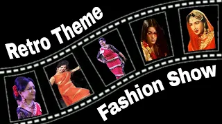Retro style dressings|70sBollywood fashion|Retro theme fashion show|Fashion Show|