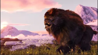 unreal engine 5 hair, Lion king,  Color experiment, Godzilla x Kong: The New Empire2024 , snow ue5