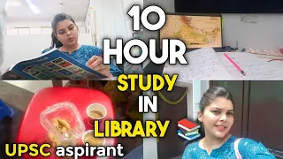 A DISCIPLINED AND PRODUCTIVE day of a UPSC ASPIRANTS|10 HOURS in Library#dailyroutineVlog #upsc#ias