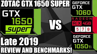 GTX 1650 Super REVIEW and Benchmarks! vs GTX 1060 vs RX 570 vs GTX 1050 ti - Cheapest Zotac Model