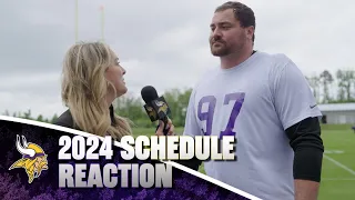 Harrison Phillips Reacts to Vikings 2024 Schedule & Week 2 Home Opener Against the 49ers