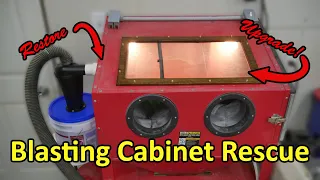 Rescuing an old Sand Blasting Cabinet: Refurbish and Upgrades