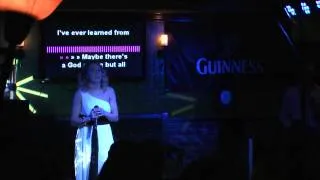 Melanie mit "Halleluhja" - The Next Irish Pub Karaoke Star 2013 from Germany - Das Finale