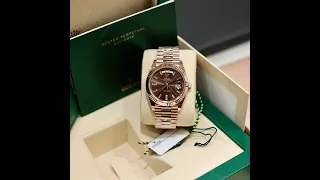 [ Hàng Mới Về ] Rolex DayDate của những vị Vua 228235 40mm Chocolate | Panama Luxury 0376363666