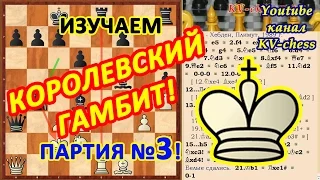 Черные атакуют! Королевский гамбит - шахматная ловушка 3!