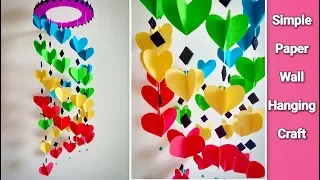 Attractive Wall Hanging Craft at Home | DIY | Paper Craft Ideas
