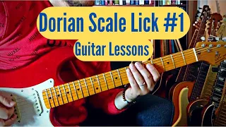 Guitar Lesson | Dorian Mode Lick #1 | Samet Kılıç