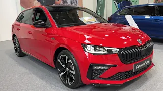 New SKODA SCALA 2024 (FACELIFT) - FIRST LOOK & visual REVIEW (Monte Carlo)