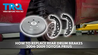 How to Replace Rear Drum Brakes 2004-2009 Toyota Prius