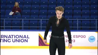 Aleksandr Selevko (EST) SP “Finlandia Trophy 2023”