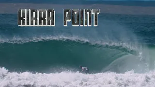 KIRRA ON POINT 7 APRIL 2021 SURFING GOLD COAST BIG SWELL HITS SNAPPER AND KIRRA. IN SLOMO WAVES SURF