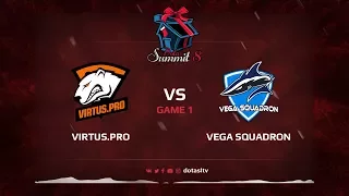 Virtus.pro против Vega Squadron, Первая карта, Квалификация на Dota Summit 8