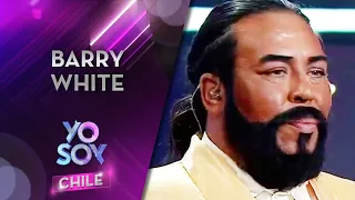 Fernando Carrillo cantó "Can't Get Enough Of Your Love Baby" de  Barry White en Yo Soy Chile 3