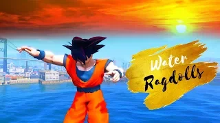 GTA 5 Water ragdolls | GOKU Jumper/Falls Compilation ep.3 (Euphoria physics Funny Moments)