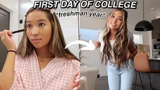 MY FIRST DAY OF COLLEGE *freshman year* | Caroline Manning