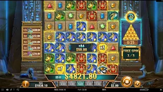 Big win x2800 on Golden Osiris slot