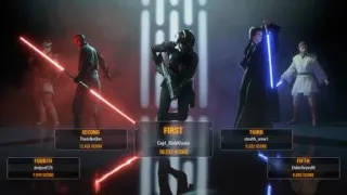 SWBF2:  Another and myself carry our team to victory on Naboo.