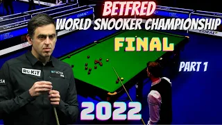 Ronnie O'Sullivan VS Judd Trump 2022 l Betfred World Snooker Championship l Final Part 1 Short Form