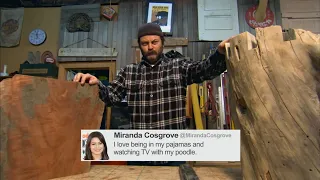 Nick Offerman Reads Tweets From Young Female Celebrities Vol. 6 | CONAN on TBS