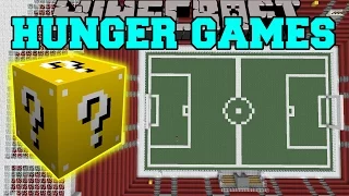 Minecraft: FOOTBALL STADIUM HUNGER GAMES - Lucky Block Mod - Modded Mini-Game