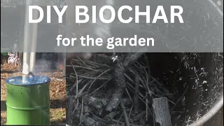 How to Make a Biochar Kiln // DIY Biochar for Soil Amendment.