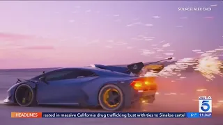 California influencer arrested for firework incident with Lamborghini