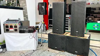 Sound Hajatan Outdoor MURAH komplit subwoofer 18inc Power DLMS lengkap mixer