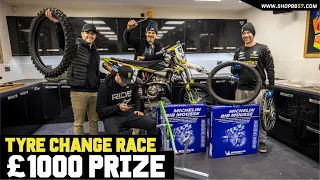 TYRE CHANGE RACE AGAINST TOMMY SEARLE | £1000 PRIZE MONEY