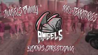 Bloods Street Gang | Lead. Aaron Angels | 100% territories | Angels Family | prod. dioxide