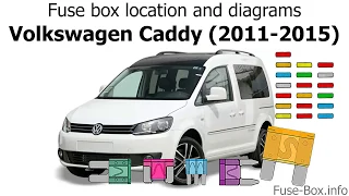 Fuse box location and diagrams: Volkswagen Caddy (2011-2015)