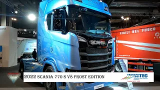 2022 Scania 770 S V8 Frost Edition Walkaround Transpotec Logitec 2022