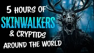 5 HOURS of 2023 Creepy SKINWALKER & CRYPTID Scary Stories | RAIN SOUNDS | Horror Stories