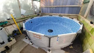 Its uP! Low cost indoor koi pool pond build pt4