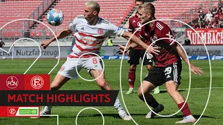 F95-Highlights | 1.FC Nürnberg vs. Fortuna Düsseldorf 2:0 | Hitziges Duell ohne Punkte