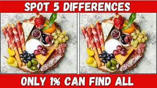 Only 1% can find all differences | Spot 5 differences | Picture differences #photocomparison