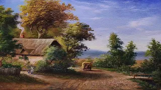 How I Paint Landscape Just By 4 Colors Oil Painting Landscape Step By Step 37 By Yasser Fayad