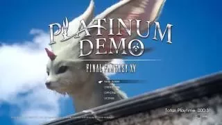 Final Fantasy XV Platinum Demo [PS4] Playthrough