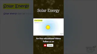 Solar Energy | Solar Power Plants | Use of Solar Energy | Elementary Science Videos | TutWay