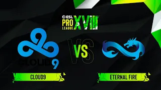 Cloud9 vs. Eternal Fire - Map 1 [Vertigo] - ESL Pro League Season 18 - Group D