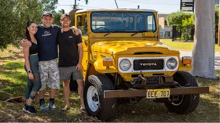 Surprising My Dad With His NEW (42 Year Old) CAR - Toyota FJ45 LandCruiser Build EP9