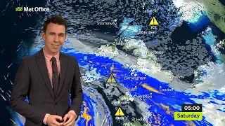 Friday afternoon forecast - 29/01/21