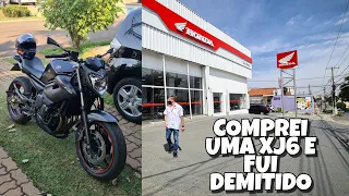 FUI DEMITIDO DA HONDA PORQUE COMPREI UMA XJ6 DA YAMAHA (ASSISTA PARA ENTENDER)