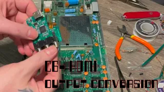 Convert C64 Video Output to HDMI Cheaply