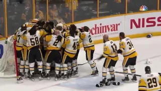 The Penguins Win the 2017 NHL Stanley Cup Finals. Final Seconds of Game 6. (HD)