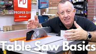 Table Saw Basics for Beginners