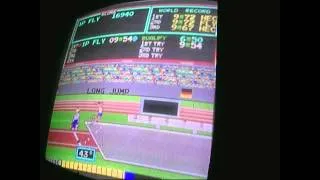 Hyper Olympic / Track & Field 9.54 Long Jump x 3 & 1k bonus